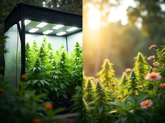 Benefits of Using a Grow Tent vs. Open Growing